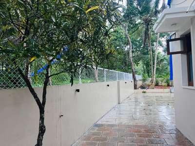 boundry wall FENCING  #fencing  #chainlinkfence  #