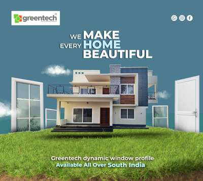 Experience the future of home living with Greentech UPVC Windows, where energy efficiency, durability, and well-being unite harmoniously. Our commitment to excellence ensures superior quality and innovative design, providing you with the ultimate solution for a modern, sustainable lifestyle. Step into tomorrow with Greentech. #GreentechUPVC #FutureLiving #innovationindesign