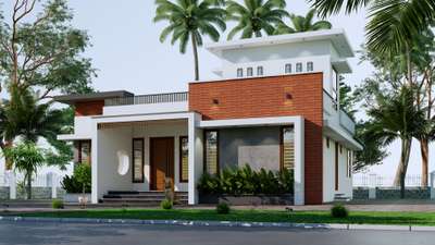 #SingleFloorHouse
#ContemporaryHouse 
#3BHKPlans 
#KeralaStyleHouse
