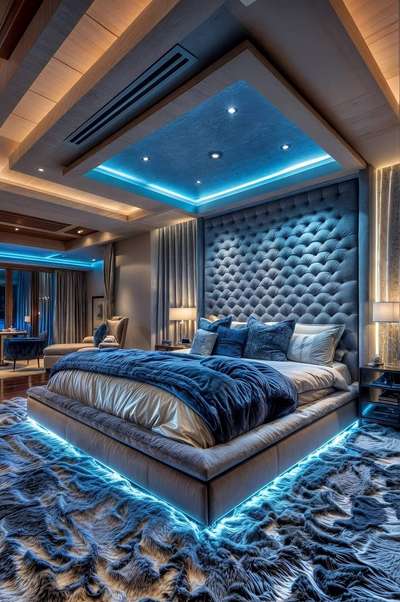 Bedroom design for you 
 #InteriorDesigner  #WallDecors  #FalseCeiling  #koloapp
