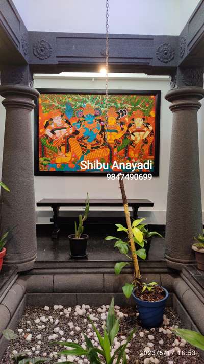 mural paintings
Krishna and Radha paintings
(Vrindavan paintings)
Shibu Anayadi..9847490699