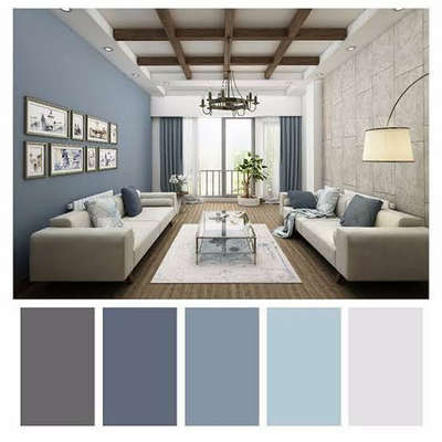 What colour for rooms - series 

1 -Living room
Green
Grey
Blue
white
Beige