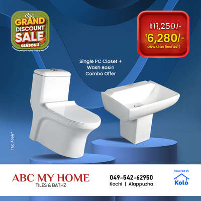 deals.. Abc my home grand discount sale is live now
.
.
 #abcmyhome #abcmyhomekochi #granddiscountsale