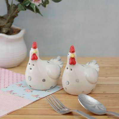 Shake things up with our exquisite White Hen-Shaped Salt and Pepper Set. Delight yourself in the touch of curiosity it brings to every glance, while adding a distinct sense of opulence to your table setting.

#avintageaffair #vintagedecor #perfectkitchen #kitchenware #kitchendecoration #serveware #gift #giftingideas #salthandpeppershakers #aesthetics #tabledecor #tabletopdecor #tablesetting #tablescapestyling #decorinspiration #decorpieces #pantryessentials #kitchenorganization #tableorganization #glance #cutedecor #elegantdesign #elevateyourstyle #luxuryhome #homestylinginspo #shopnow #decorshopping