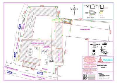 Service Plan of the completed School Building @ Vallikunnu  Malappuram