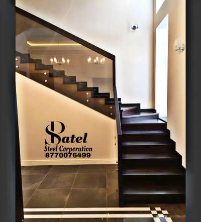 𝗳𝗼𝗿 𝗜𝗻𝗾𝘂𝗶𝗿𝘆📞:-𝟴𝟳𝟳𝟬𝟬𝟳𝟲𝟰𝟵𝟵
Black Powder coating With Brown Toughen Glass 
 #blackglass #browninterior #brownglass #StaircaseDecors #GlassBalconyRailing #handrailsforkings #StainlessSteelBalconyRailing #toptags #handrailsteel #WindowGlass #StaircaseDecors #steelstructure #koloapp #kolodaily