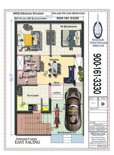 #New_Plan_ *25'x36'* 
#Vastu_Plan
#East_Facing #_Ground_floor
*किसी भी प्रकार का नक्शा, और डिज़ाइन  बनवाने के लिए सम्पर्क करे, घर की शान ही आपकी पहचान*
#MIQ_Design_Studio
#2D_Plan_3D_Elevation 
9001613330