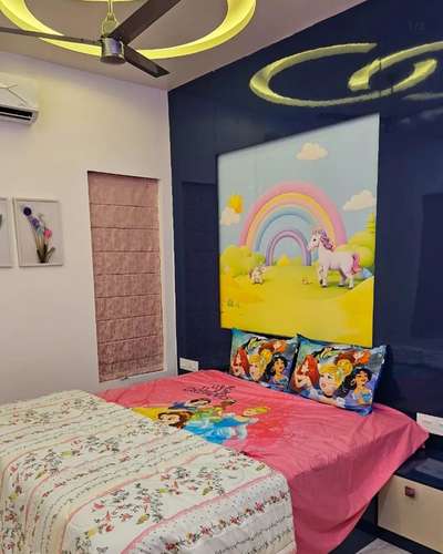kid's room  #KidsRoom  #WallDesigns #bedroomdesign   #LUXURY_INTERIOR