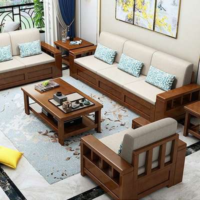 natural पोलिस #wooden  #SleeperSofa