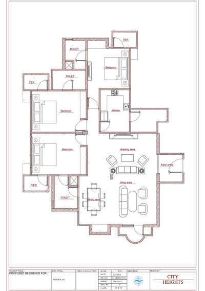 cluster plan convert into Villa 
call us for Architectural design 
 #2d  #FloorPlans  #2dDesign  #HouseDesigns  #floorlayout #Architect