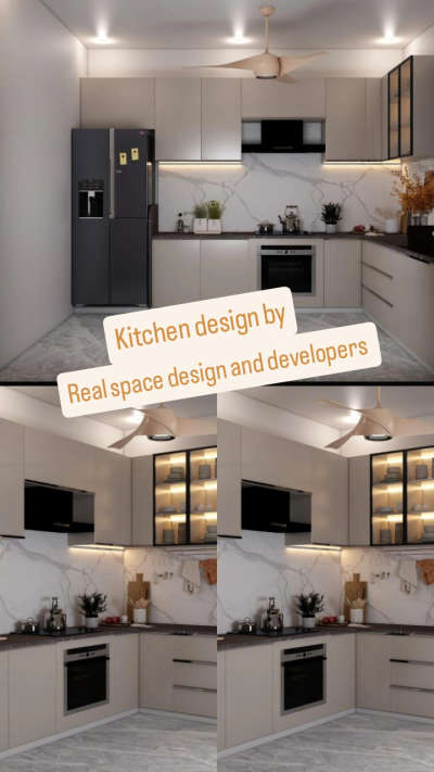 #Kitchen design and developed by Real space design and developers.#
