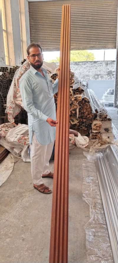 wooden coating Mein aluminium profile men Gate new design so looking #saifi
