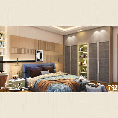 Bedroom interior design, work by The ShaArch Studio.
