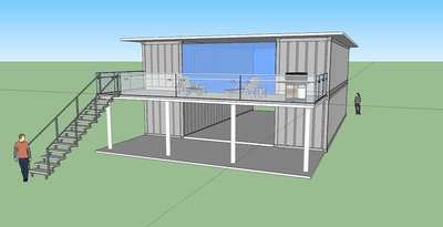 The view of next generation... steel fabricated building... easy installation.. dismantling... shifting...