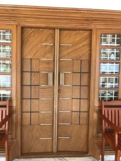 Teak doors