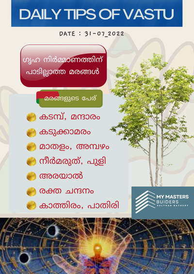 വീട് നിർമ്മാണത്തിന് വർജ്ജീകേണ്ട മരങ്ങൾ #vasthu_consultancy  #vastutips  #woodworks