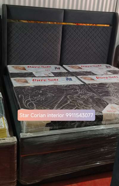 Star Corian interior wooden Bed manufacturing pure ply board and HDMR board king size bed King Bed designs
Latest double bed Designs with Box
Double Bed designs Latest
Bed designs with Storage
Simple bed design
Modern luxury bed Design