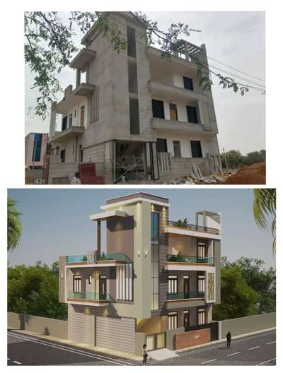 processing work #Architect  #exterior_Work