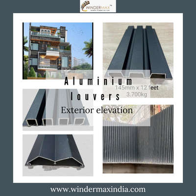 Winder max India Presenting you exterior elevation product Aluminium louvers 
.
.
Aluminum louvers
at just 270 per sqft
. 
. 
#aluminium #aluminium louvers #exterior #exteriorelevation #elevation #modernexterior #exteriordesigner #louvers #modernelevation 
. 
. 
Stay connected for more information
. 
. 
www.windermaxindia.com
info@windermaxindia.com
Or call us on 9810980278, 9810980636