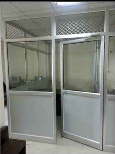 aluminium partion door work