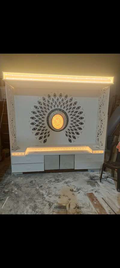 Corian back light with mop work