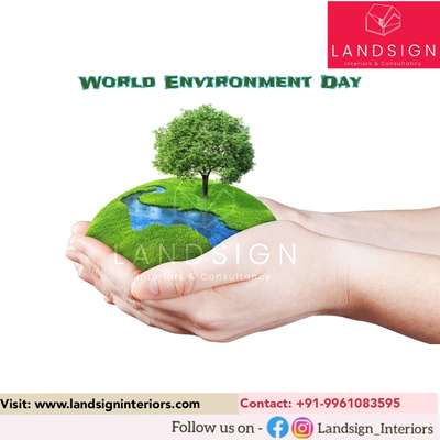 Nature constantly teaches you to grow. Happy World Environment Day by team #landsign