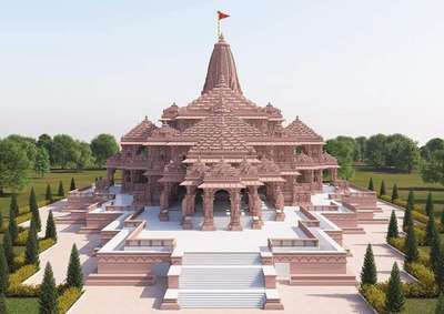 निर्माण कार्य पूरा होने के बाद अयोध्या जी में ऐसा दिखेगा प्रभु श्री रामलला का मंदिर।