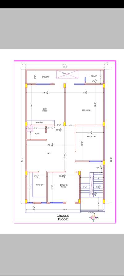2D home palan 29"x50" me  # 4BHK 🏡