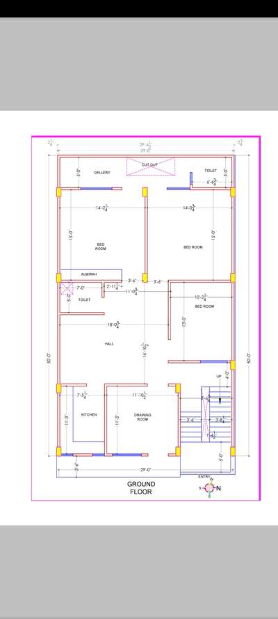 2D home palan 29"x50" me  # 4BHK 🏡