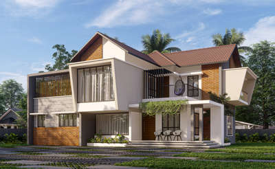 #New Design

#CLIENT : ThomaS & MariYa ThomaS

#AREA : 2416 sq fT

#LOCATION : KoTTiYam, KoLLaM

#DESIGNED FOR : A S Builder's, Alappuzha