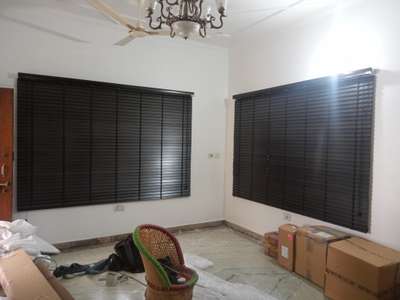 wooden blinds
