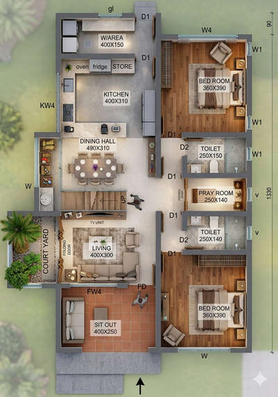 #3d floor plan