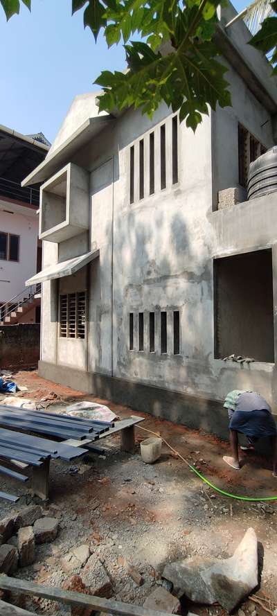 Nearing completion
Aswin Residence
#KeralaStyleHouse  #baywindow #PergolaDesigns #ElevationDesign #RoofingDesigns #homedesigns