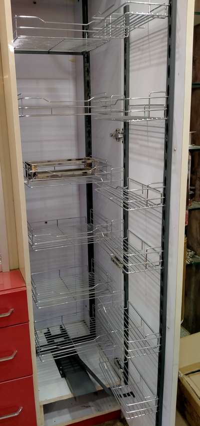 #ModularKitchen wire pantry