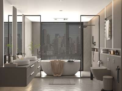 Bathroom design #InteriorDesigner #BathroomIdeas #BathroomDesigns #toiletdesign #Architectural&Interior