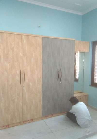 #wardrobe and dressing 
laminate