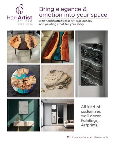 wall decor and paintings 
decorate your wall with luxury wall decor. we r from trivandrum.  #resin  #resincraft #resintabletops #resincraft #resinartist