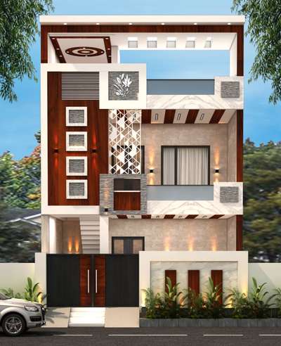 3D elevation Design  #ElevationDesign  #HouseDesigns  #SmallHouse