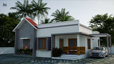 Single storey home exterior design

#exteriordesigns #Architect #CivilEngineer #HomeAutomation #ElevationHome #MrHomeKerala #SmallHomePlans #SingleFloorHouse #3d #3DPlans