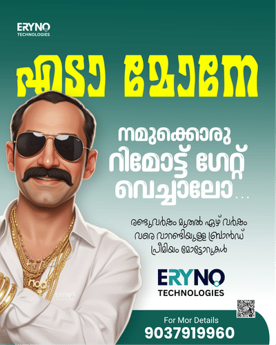 Upgrade your home with Remote Gate Automation!
Sliding & Swing gates, premium motors, full safety features.
Fast installation – Budget friendly packages

#RemoteGate #GateAutomation #AutomaticGate #SmartHome #SlidingGate #SwingGate #HomeSecurity #AutomaticDoor #MotorisedGate #Kerala #ErynoTechnologies #SmartLiving #TechUpgrade #GateMotor #AutoGate #SecuritySolutions #HomeUpgrade #SmartGate #AutomationKerala #BestAutomation #QualityProducts #PremiumBrands #SafetyFirst #EasyLife #RainProofGate #OneClickGate #ModernHome #DigitalLiving #AutomationExperts #KeralaTech