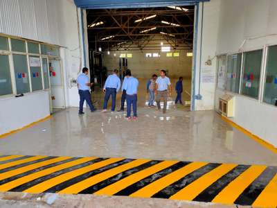 Epoxy flooring coatings and marking