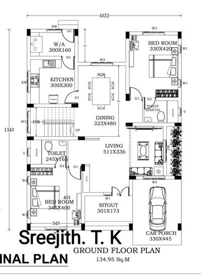 House plan.