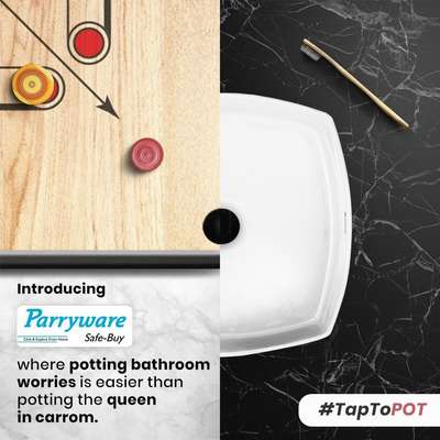 parryware india Potting the ever elusive queen is difficult! What's easy is potting all your bathroom worries in one single click with Parryware Safe-Buy.

#Parryware #SafeBuy