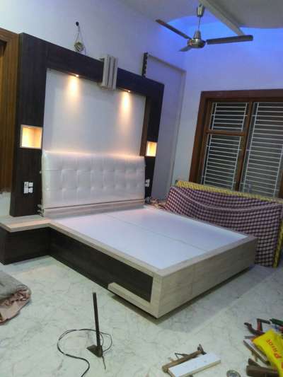 double bed #furnitures  #MasterBedroom