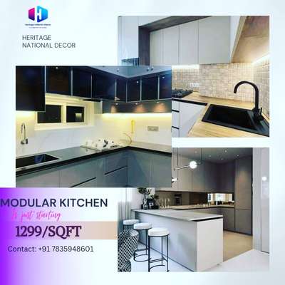 #ModularKitchen  
 #InteriorDesigner