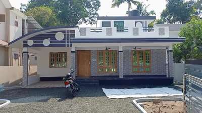 work completed at Mavelikara  
1400 Sq.Feet
3 bedroom
#HouseDesigns  #Contractor  #HouseConstruction