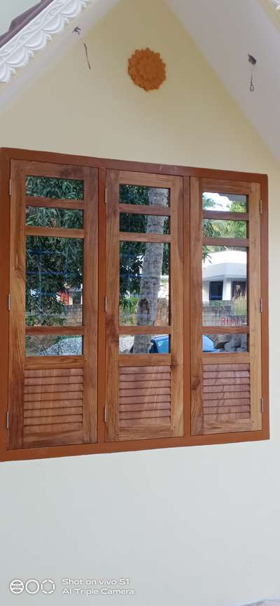 teak window frame