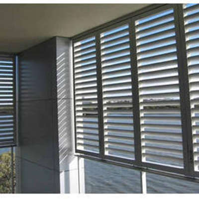 aluminium louvers 
facade sloution