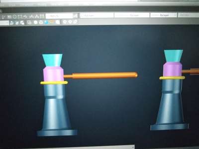 screw jack 3D designing