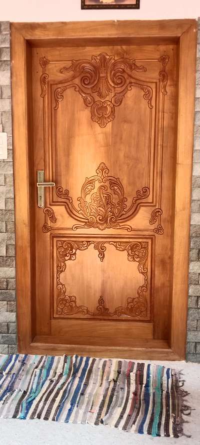 #door ,teek wood #FrontDoor